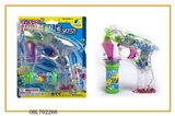 OBL702266 - Fan, transparent with light music single bottle water bubble gun