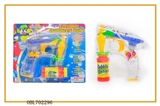 OBL702296 - Transparent tape music four lights flashing single bottle water bubble gun