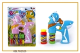 OBL702325 - Solid color ants elves paint with music blue lights two bottles of water bubble gun