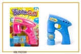OBL702330 - Solid color automatic single bottle water bubble gun with music lights