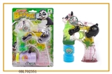 OBL702351 - Transparent panda paint with music four lights flashing single bottle water bubble gun