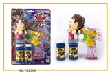 OBL702366 - Transparent paint with music four lights flashing detonation pill two bottles of water bubble gun