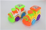 OBL702641 - Solid color cartoon locomotive with rings