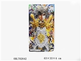 OBL702642 - Double sword, masks, shield