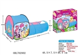 OBL702902 - The joining together of two pony bao li tents fit tunnel tube