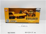 OBL703055 - Small taxi dump truck and forklift combination