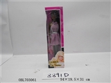 OBL703061 - 6款活手实身黑皮肤芭比24只装