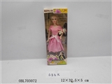 OBL703072 - 11.5寸时尚芭比配动物四款四色混装