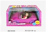 OBL703336 - 11寸实身带芭比车
