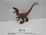 OBL703558 - Six 8-11 inch solid dinosaurs/PVC