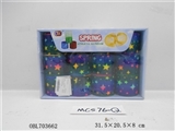 OBL703662 - 印刷五角星彩虹圈 12pcs