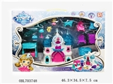 OBL703748 - Ice and snow castle (music lights, electrically charged) 2 grain of AAA has a bag
