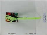 OBL703959 - 鬼节手骨插枝（夜光）