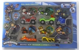 OBL703978 - Wang wang team have the dog dog patrol 7 a conventional function: 6 dogs 1 block skateboard sliding 