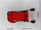 OBL704023 - 银黑色铁制玩具推车