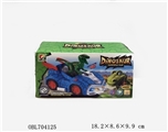 OBL704125 - 电动万向灯光音乐恐龙战车   【B/O UNIVERGAL CARTOON CAR W/MUSIC,LIGHT】