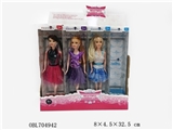 OBL704942 - 11.5寸时尚重身芭比4款4色混装