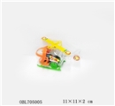 OBL705005 - Chain on the plane 3 color orange
