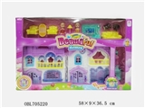 OBL705220 - The bell sound dog barbie villa suit with lights