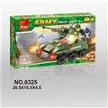 OBL705321 - Military blocks car