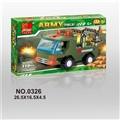 OBL705322 - Military blocks car
