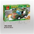 OBL705323 - Military blocks car