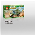 OBL705325 - Military blocks car