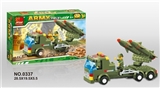 OBL705332 - Military blocks car