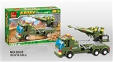 OBL705334 - Military blocks car