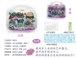 OBL705532 - 3D立体胶画 10彩色+2围边美食/动物 两款混装