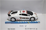 OBL706485 - The simulation of inertia a police car