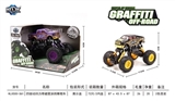 OBL707451 - 四驱动回力带避震涂鸦攀爬车