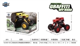 OBL707513 - 四驱动回力带避震涂鸦攀爬车