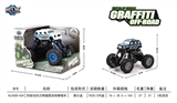 OBL707514 - 四驱动回力带避震涂鸦攀爬车