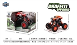 OBL707515 - 四驱动回力带避震涂鸦攀爬车