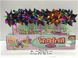 OBL707849 - Double color 60 color box 15 cm width film windmills