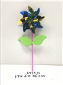 OBL707851 - Double color assembled 15 cm width and leaf membrane windmill
