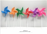 OBL707852 - Assembled 20.5 4 CM wide Angle of solid color windmill