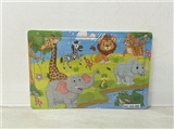 OBL707991 - Wooden 30 forest animal puzzles