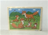 OBL707999 - Wooden particle mother fox 80 puzzles