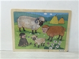 OBL708002 - Wooden sheep 80 particles puzzles