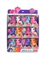 OBL708165 - Lovely alone the wildebeest Eva 12 PCS multicolor mixed with a comb