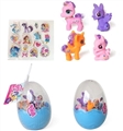 OBL708242 - High quality PVC plastic egg big four evade glue Ma Baoli assortments Take the horse stickers