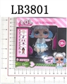 OBL708516 - Black packaging 3.5 -inch surprise adult 3 generation of single pack the doll