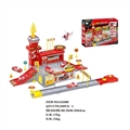OBL708991 - Fire > < ejection rail car park with only 1 plastic plane three car (slide)