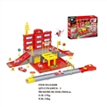 OBL708994 - Fire > < ejection rail car park with only 1 plastic plane three car (slide)