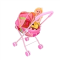 OBL709400 - 18 doll and baby sunshade trolley (iron)