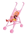 OBL709420 - Baby stroller 16"4 sound doll (plastic)
