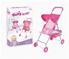 OBL709428 - Baby sunshade trolley (silver iron tube) eva wheel