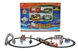 OBL709581 - 215 electric music light rail train with Christmas special IC, 1 set of DIY CARDS